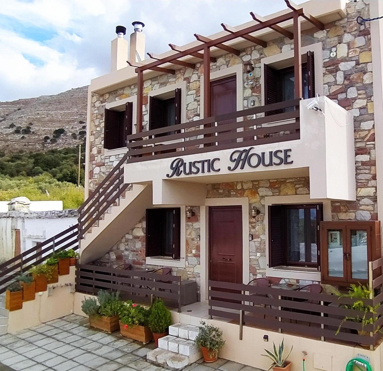 Rustic House Apartment Embonas Exterior photo